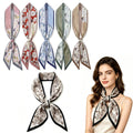 6PCS Silk Scarf for Women Stylish, Head Scarf for Women Bandanas for Womens