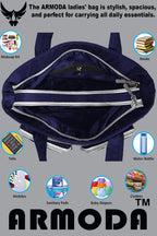 ARMODA Multipurpose Women Shoulder Shoulder Tote Bag (Blue)