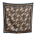 CrossKulture Printed Poly Silken feel Scarf Stole for Women | Stylish, Soft, & Lightweight | Satin Feel Neck, Hair & Head Scarf for Women | Square Silk Stole for Handbag (Colour73)