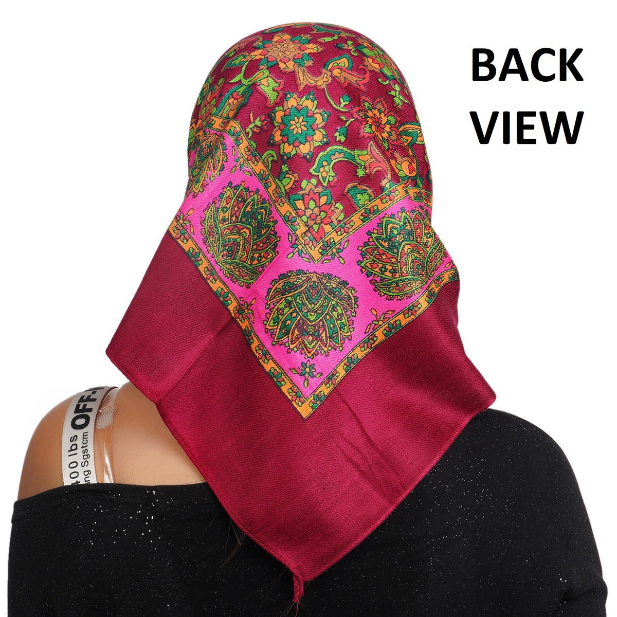 KETKAR Wool Wome Scarf for Winter, Cozy Warm for Winter_Pack Of 1,Maroon, For Female