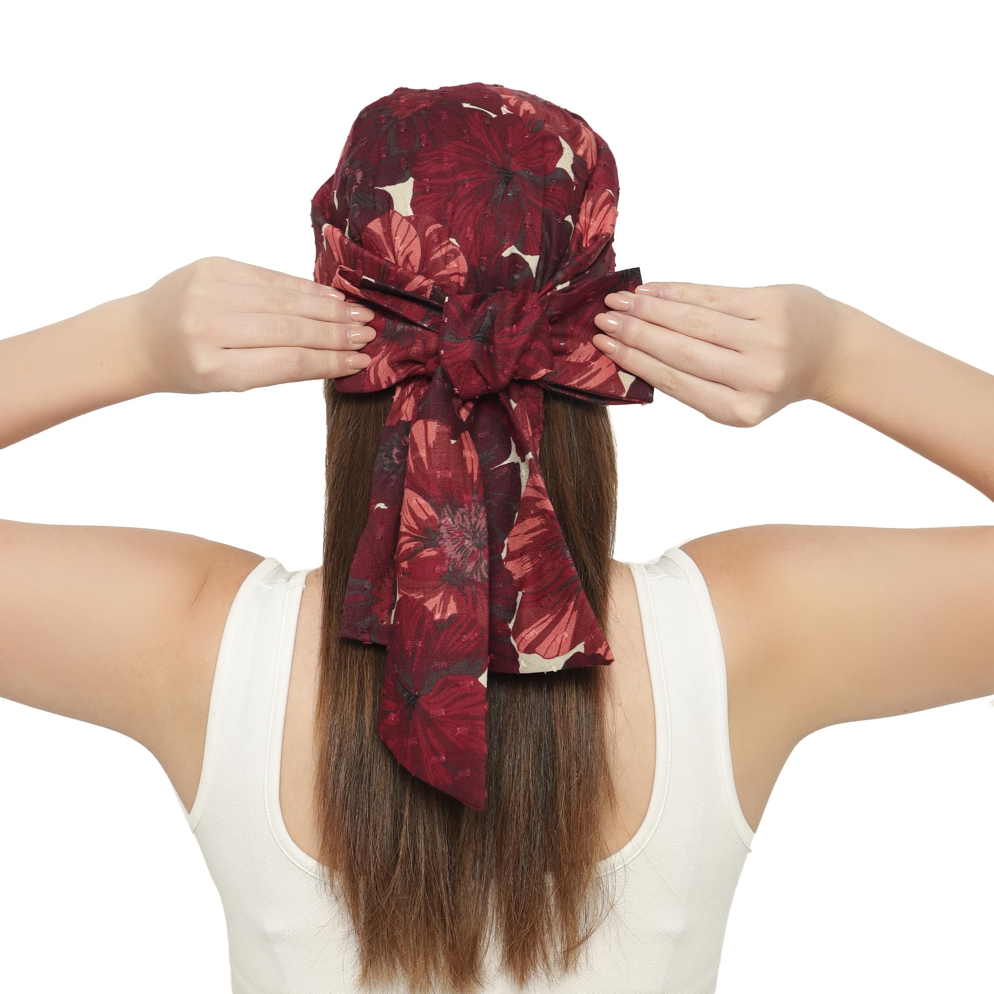 The Headscarves Premium Cotton Printed Headscarf for Women – Soft Chemo Headwear, Stylish Hijab Cap, Breathable Headwrap for Hair Loss, Modest Fashion Scarf & Cancer Turban