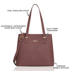 Lavie ODIASE Women's Satchel bag (D PINK)