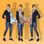 bratkrok WOMEN'S TRENDY FLORAL PRINTED RAYON SCARVES/STOLES MULTICOLOUR (PACK OF 3)