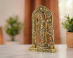 KridayKraft Ayodhyawasi Shree Ram Lalla Murti/God Idols/Ayodha's Shree Ram Statue/Home Decor/Decorative Items for Living Room/Office/Show Piece Gold Religious