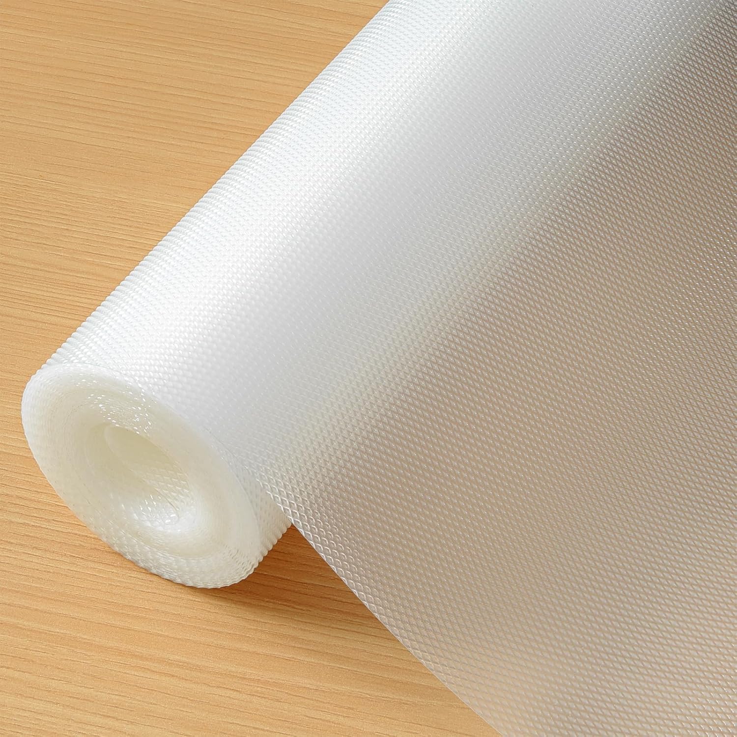 EVA Drawer Mat – 45cmX20m YI Homeware Transparent Anti-Slip EVA Drawer & Shelf Liner, Waterproof & Washable Kitchen & Cabinet Placemat Roll, Custom Cut Fit (Transparent) Kafalo