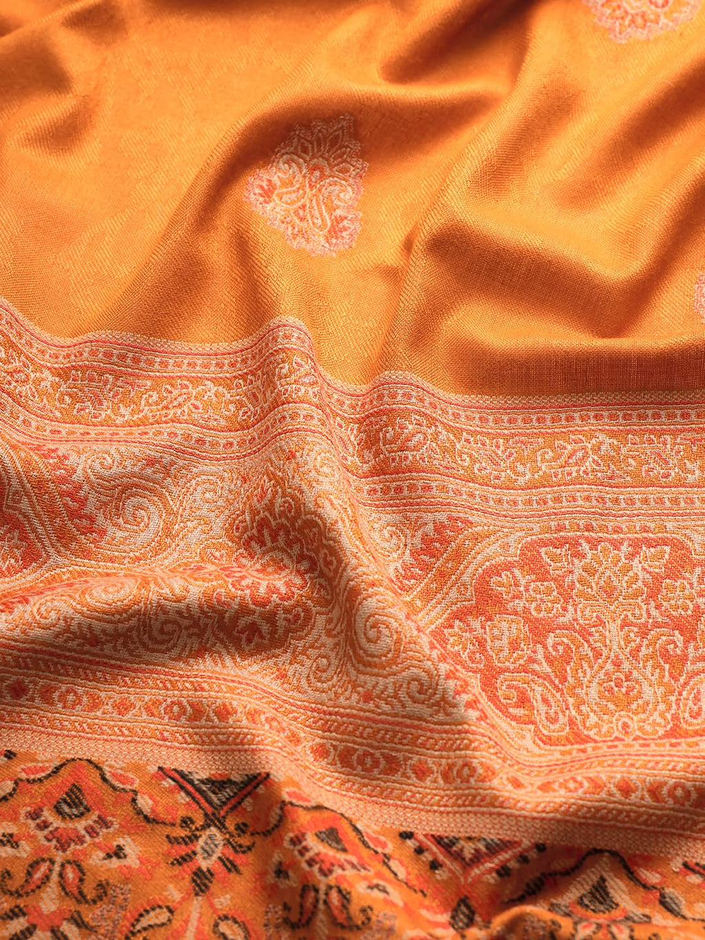 Pashmoda Women Firoza Woven Design Jamawar Shawl (Size 101X203 CM)