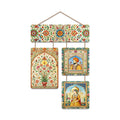 Artvibes Mughal Art Wall Hanging Home Decorative Wall Art for Living room | Bedroom | Gifts | Wall Hanger for Decoration | Modern Decor Items | Artwork | Wall Sculpture | Signs & Plaques (WH_6545N)