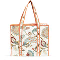 MITTICO Tote Bag for Women Cotton Shoulder Handbag Lightweight Everyday Carry Bag for Shopping Travel Office & Daily Use Foldable Reusable Fashion Tote Bag with Zipper & Pockets Stylish