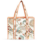 MITTICO Tote Bag for Women Cotton Shoulder Handbag Lightweight Everyday Carry Bag for Shopping Travel Office & Daily Use Foldable Reusable Fashion Tote Bag with Zipper & Pockets Stylish