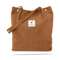 Kraptick CanvasTote Bags – Stylish Shoulder Tote Bag for Everyday Use For Women Reusable Compact Perfect as a Grocery, Shopping Bags for Grocery (Brown)