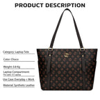 Lavie Signature Women's Harisburg Monogram Tote Laptop Bag | Tote Laptop Bag for Work | Ladies Purse | Stylish Shoulder Bag | Gift for Women