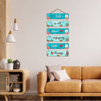 Artvibes Life Is All About Enjoying Printed Wooden Wall Hanging | Quotes Decor Item | Wall Illustrations | Office Decor | Inspirational Quotes Wall Art | Mdf Wall Decoration | Gift Items (WH_3280N)