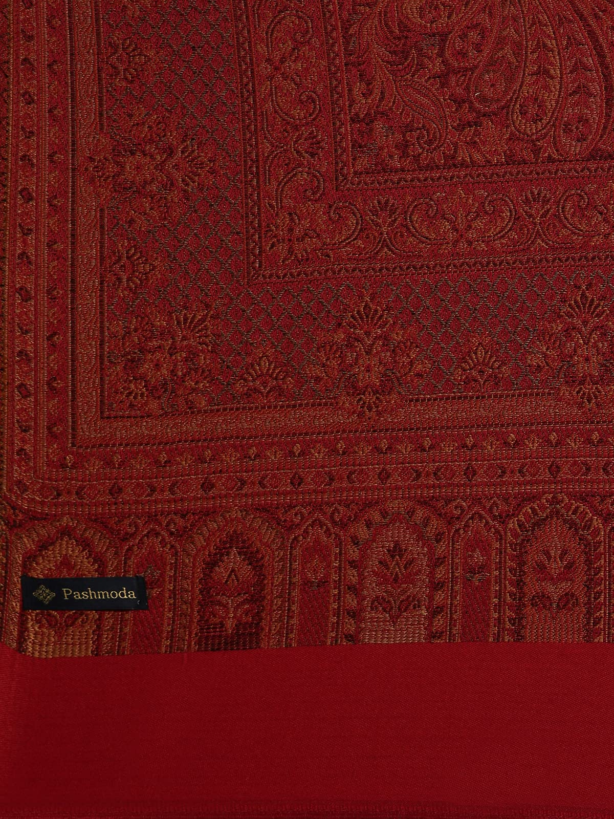 Pashmoda Women Ghazal Antique Jamawar Shawl (Size: 101 X 203 CM)