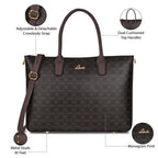 Lavie Women's Mono Raily Large Tote Handbag | Tote Bag for Work | Ladies Purse | Stylish Shoulder Bag | Gift for Women
