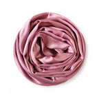 Leaf & FEATHER™ Muna Satin Hijab Scarf for Women | 200 x 70 cm | Silky Smooth & Lightweight | Daily and occational wear (Rose Taupe)