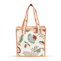 Cotton Quilted Tote Bag for Women | Lightweight Reusable Shoulder Handbag | Durable Eco-Friendly Shopping Bag | Large Capacity Travel, Office & Daily Use Carry Bag | Stylish Utility Tote (White)