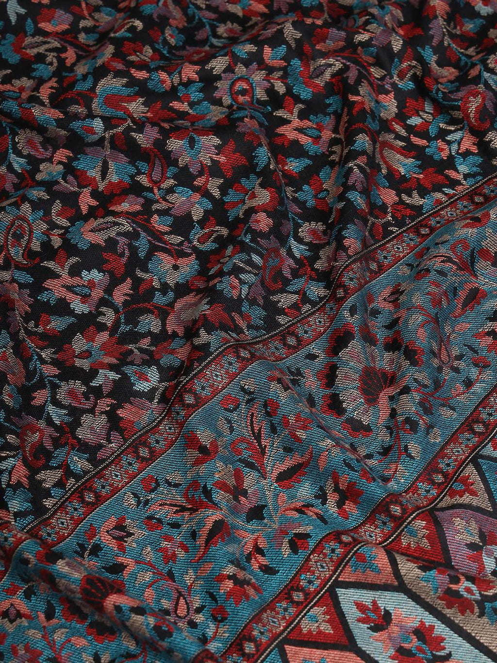Pashmoda Women Dastaan Woven Design Jamawar Shawl (Size 101X203 CM)