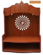 DIVOKAH® Beautiful MDF Wooden Temple/Home Temple/Pooja Mandir (8 MM Plywood Thickness) (WDN OMF)