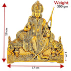 KridayKraft Metal Shree Ram Architectural Model Prabu Shri Ram Bhumi Ayodhya Showpiece for Home Decor, Office | Metal Showpiece Wall Hanging
