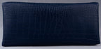 Carrylux Dual Tone Large Capacity Croco Pattern Western Tote Handbags Purses Shoulder Bag For Womens (Navy Blue)