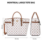 Lavie Signature Women's LS Montreal Tote Bag for Women | Tote Handbag for Work | Ladies purse | Stylish Shoulder Bag | Gift for Women
