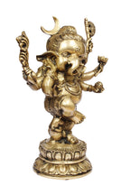 ARTVARKO Brass Big Ganpati Ganesha Bhagwan Statue Moorti Murti for Entrance Home Décor Diwali Decoration Pooja Ganesh Chaturthi Good Luck Gift 15 Inch