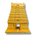 DevaDarshan Rameshwaram Temple Miniature Statue – Shiva Lingam Model, Ramanathaswamy Mandir Idol, Sacred South Indian Temple Decor for Home/Office, Puja Gift, Spiritual Souvenir