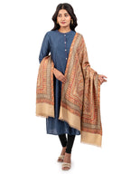 Naureen Women Premium Faux Pashmina Kani Shawl, Warm and Soft, 40x80 inches