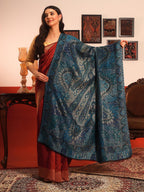 Pashmoda Women Naazneen Kaani Wool Blend Kashmiri Zari Shawl (Size: 40x80in, 101x203cm) ZSS09