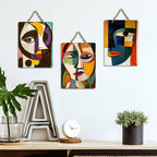Artvibes Picasso Art Wall Hanging Home Decorative Wall Art for Living room | Bedroom | Gifts | Wall Hanger for Decoration | Modern Decor | Artwork | Wall Sculpture | Signs & Plaques (WH_96155N)