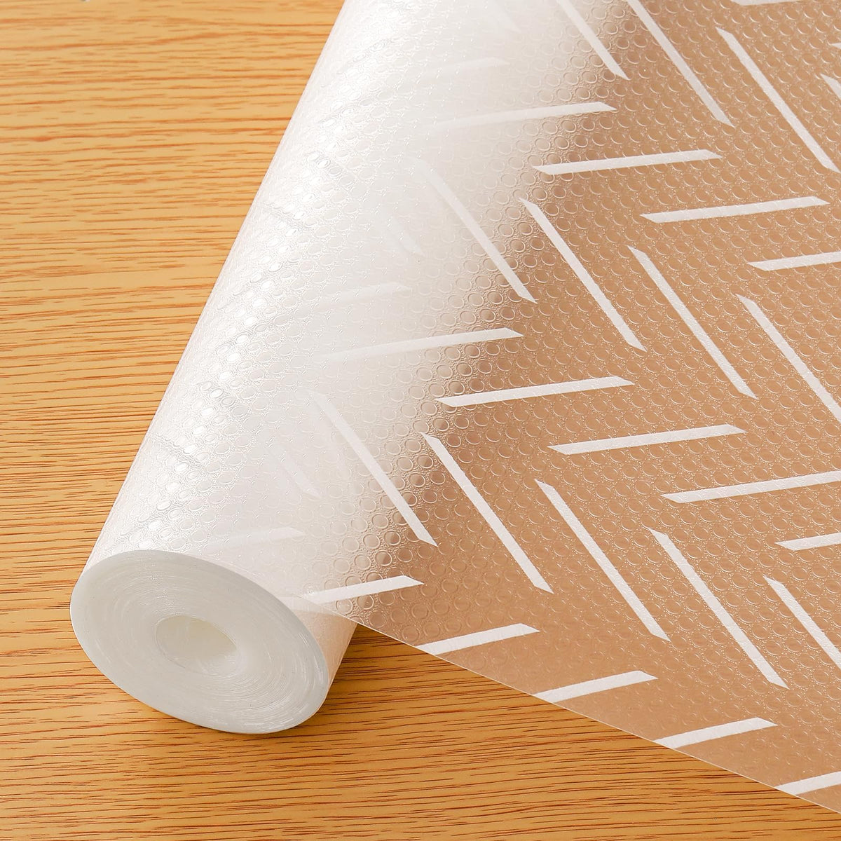 Porslin Plastic Shelf Liner for Kitchen and Wardrobe – 45cm x 5m Non-Adhesive Waterproof Cabinet Sheets, Anti-Slip Drawer Mats – Roll, Easy Cut, Protects Shelves, Ideal for Fridge, Cupboard Use - SL16 Kafalo