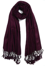 Chandwasia HANDWASIA Viscose Scarf Stole & Shawl | Batik Design For Travel Office Casual Daily Styling | Men Women Summer Winter Use | Wine Color | Viscose Fabric | Self Design Sent Randomly Style