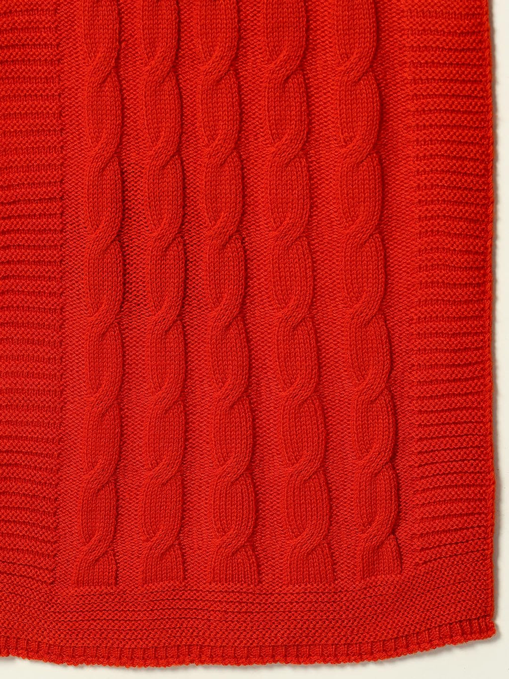 Ravaiyaa - Attitude is everything Reversible Wool Scarves Knitted Pattern Women Neck Wraps Muffler Winter Wool Scarf 65x14 Inch (Orange)