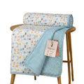 Trance Home Linen 100% Cotton | Kids Dohar | Double Bed | 150 GSM | Reversible Ac Comforter | Light Weight All Season Soft Blanket (84x88 Inches | Summer Dreams Blue) Kafalo