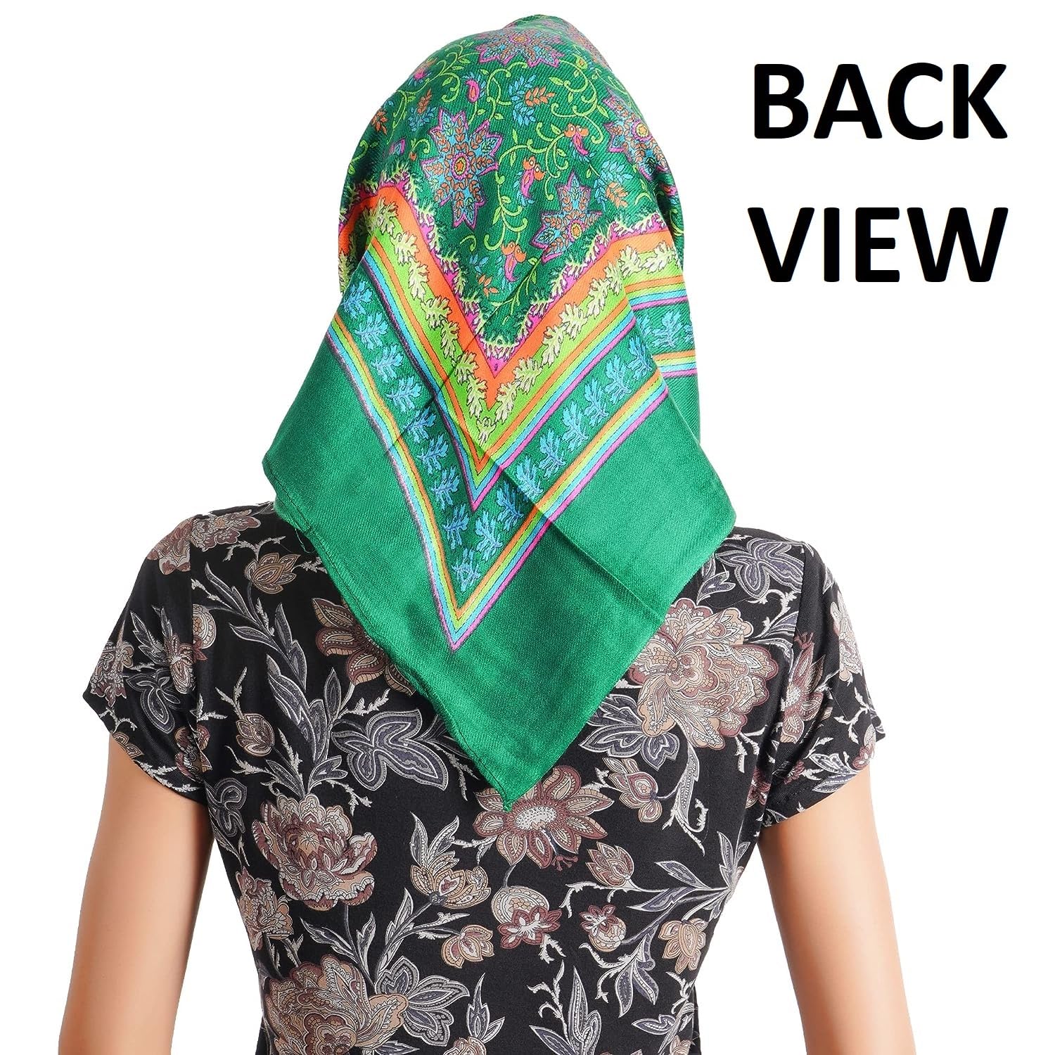 KETKAR Wool Women's Cold Weather Scarf & Wraps_Pack Of 1,Green For Female