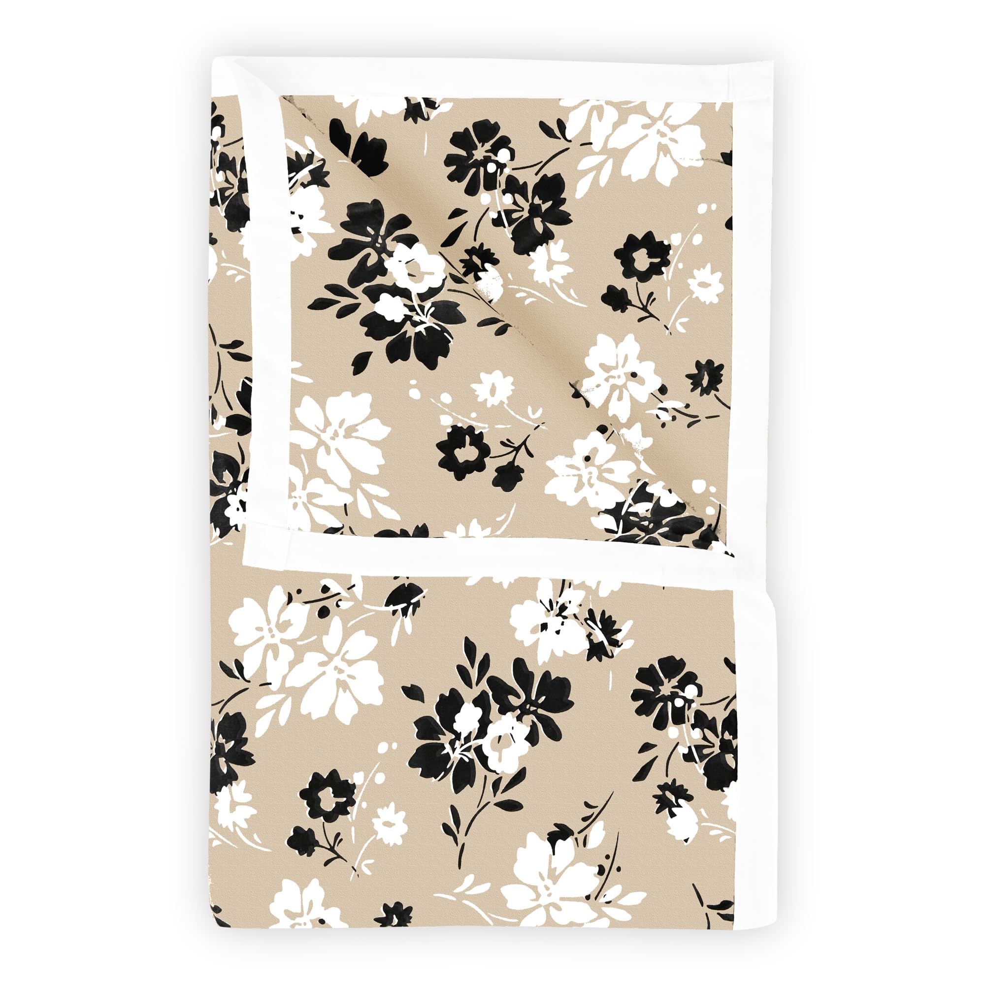 Divine Casa 100% Cotton Double Bed Dohar | Lightweight & Breathable AC Blanket | Reversible Summer Quilt | 220 x 205 CM, Ivory & Sunflower Yellow Kafalo