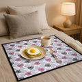 Star Weaves Waterproof Bed Server/Food Mat/Bedsheet Protector/Reversible in 3 Layered Heavy Material(Colour and Print Might Vary According to Availability)/ bed server mat Reversible/ Place Mat Kafalo