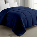 MeckHome Culture MHC- 800 Series Quilted Comforter 300-GSM Microfiber Soft/Fluffy Hypoallergenic Comforter/Quilt/Dohar/Rajai for (92 x 106 Inches) King Size Comforter -Navy Blue Kafalo