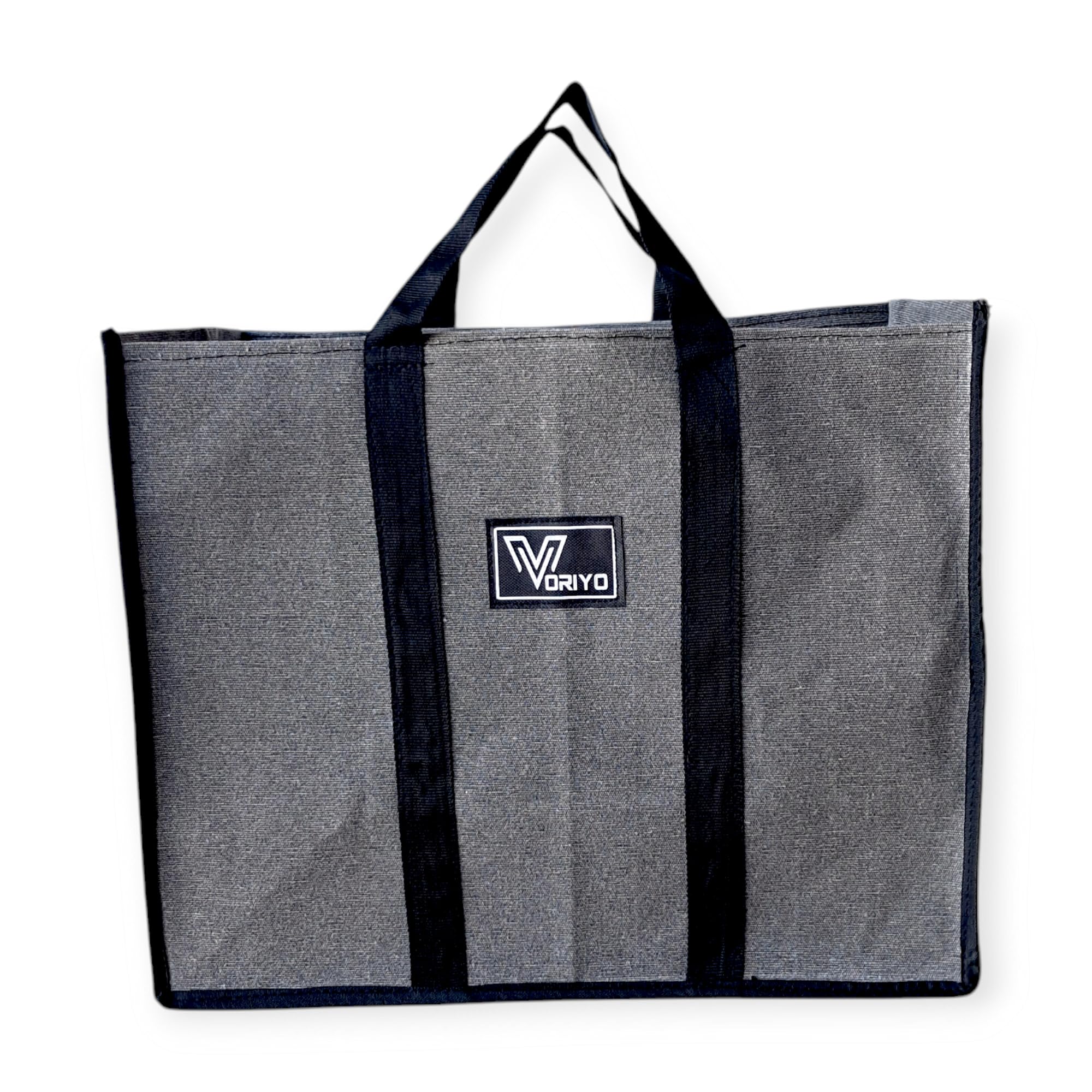 VORIYO Travel Shopping Grocery Bag Eco Cotton Foldable Daily Use (Pack Of 2) TV02D