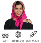 KETKAR Acrylic Blend Wome Scarf For Winter, Cozy Warm For Winter_Pack Of 1,Pink, Female