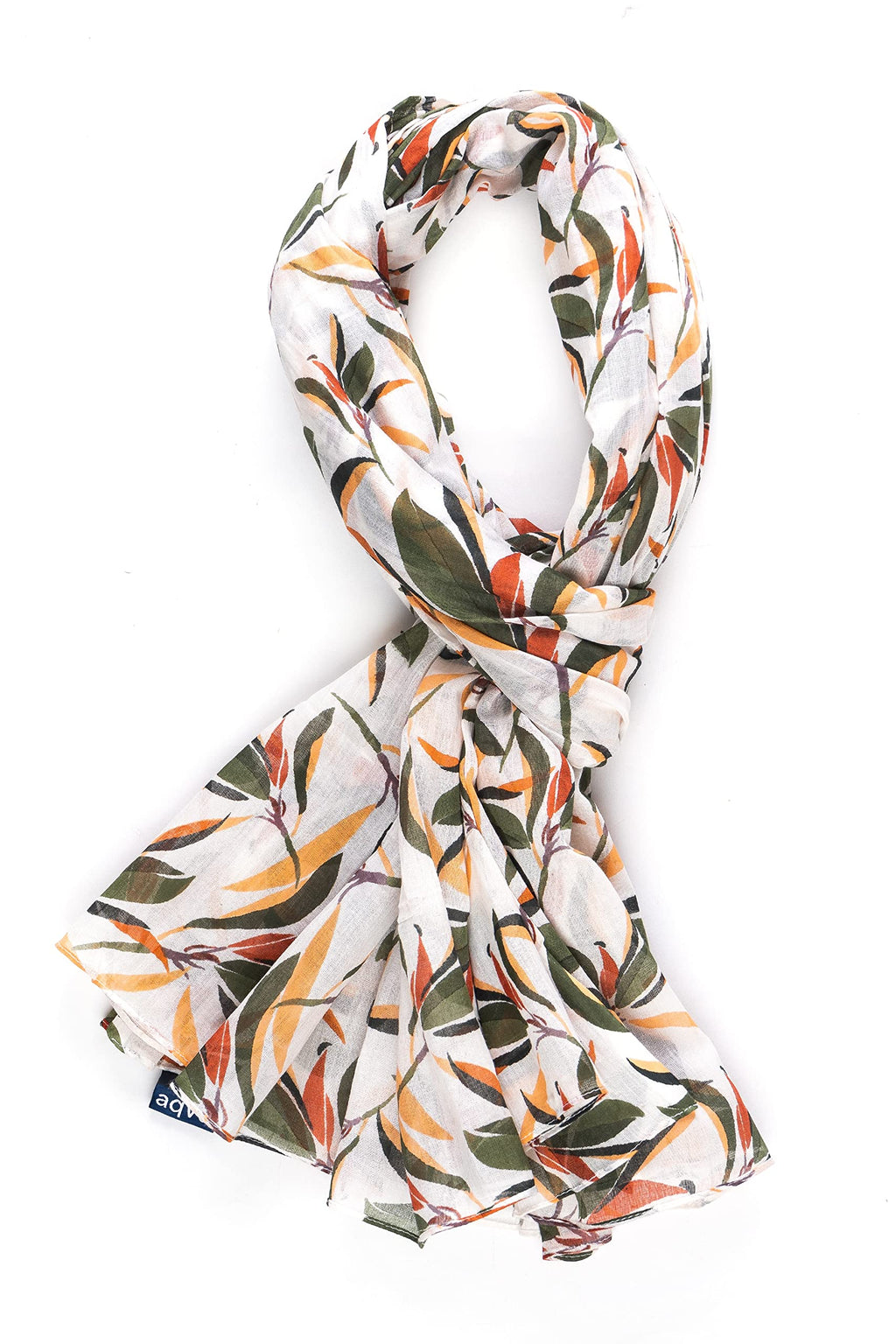 AQVA Printed Cotton Scarf for Women Stylish (Pathjadh) | Head and Face Cover Scarf for Girls with 100% Cotton | Soft & Lightweight Scarves/Stoles for all Weather (72 x 43 in)