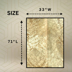 FAHABO Digital Print Mal Mal Cotton Scarf for Women – Soft, Lightweight Hijab, Head & Neck Wrap | Stylish Fashion Scarf (Hazelnut Beige)