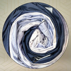 FAHABO Scarf Woman Premium Self-Woven Jersey Scarves | Hijab Scarf | Headscarf | Neck Scarf | Stoles | Wraps (Shades of Dark Blue)