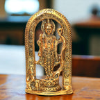 KridayKraft Metal Ram Lalla Idol Murti in Ayodhya Mandir for Home and Office Temple Religious Idol for Home Office Ram Ji Balroop Decorative Shopiece Figurines