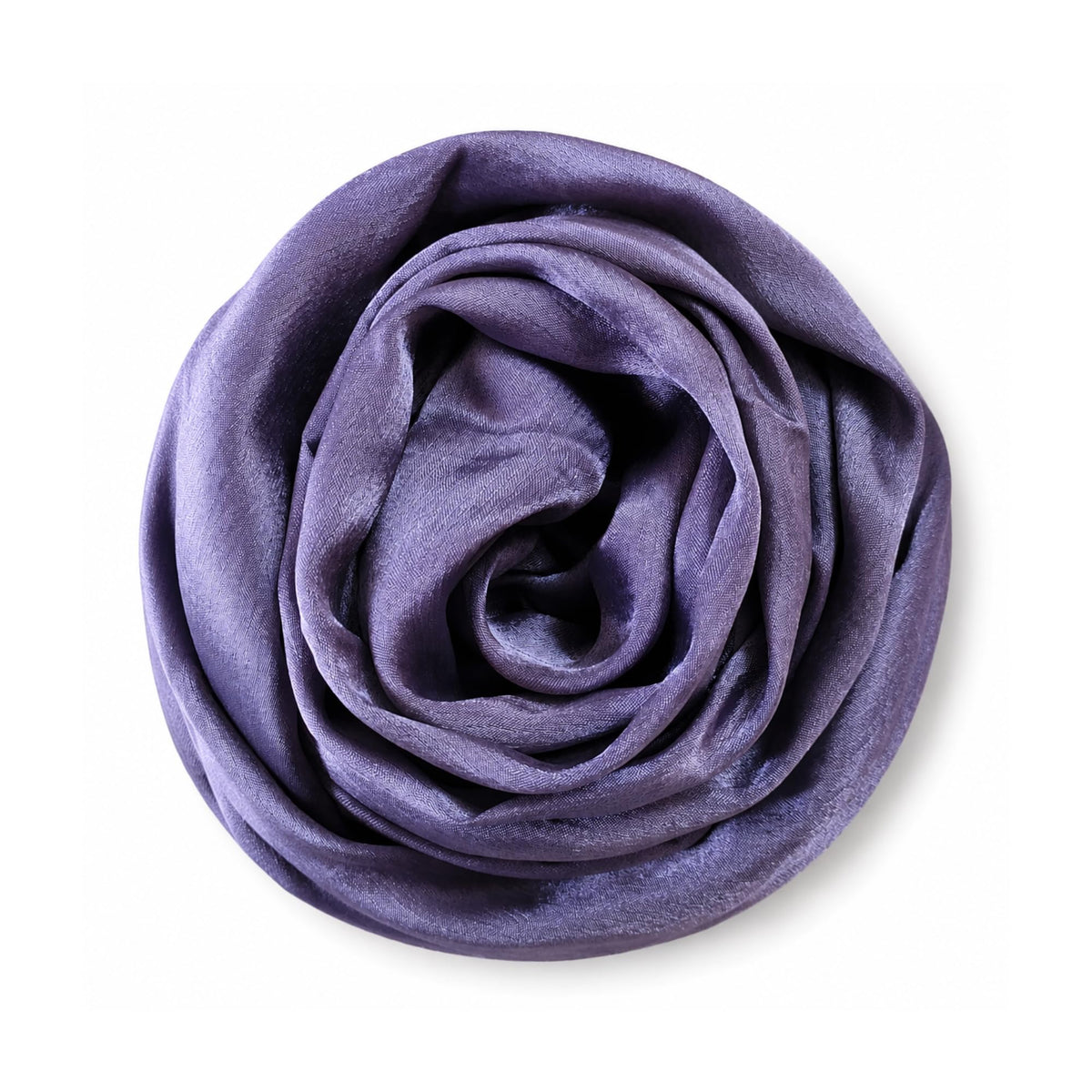 Leaf & FEATHER™ Muna Satin Hijab Scarf for Women | 200 x 70 cm | Silky Smooth & Lightweight | Daily and occational wear (Lavender)