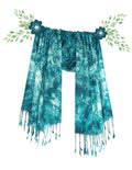 Chandwasia Rayon Shades Shibori Pattern Scarf, Scarves, Viscose Fabric Stole & Shawl Design for Men & Women for Summer & Winters