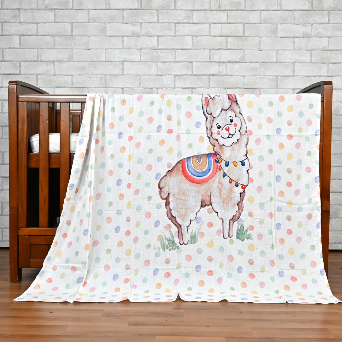 Divine Casa 100% Muslin Cotton Baby Blanket for Kids – Ultra Soft, Breathable & Lightweight | Ideal for Newborns, Infants & Toddlers | Multi-Purpose Swaddle Wrap & Comforter Kafalo