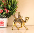 KridayKraft Rajasthani Couple Cultural Statue Sitting on Camel for Home Decoration showpiece Idol Dhola Maru - Romantic Couple of Rajasthan
