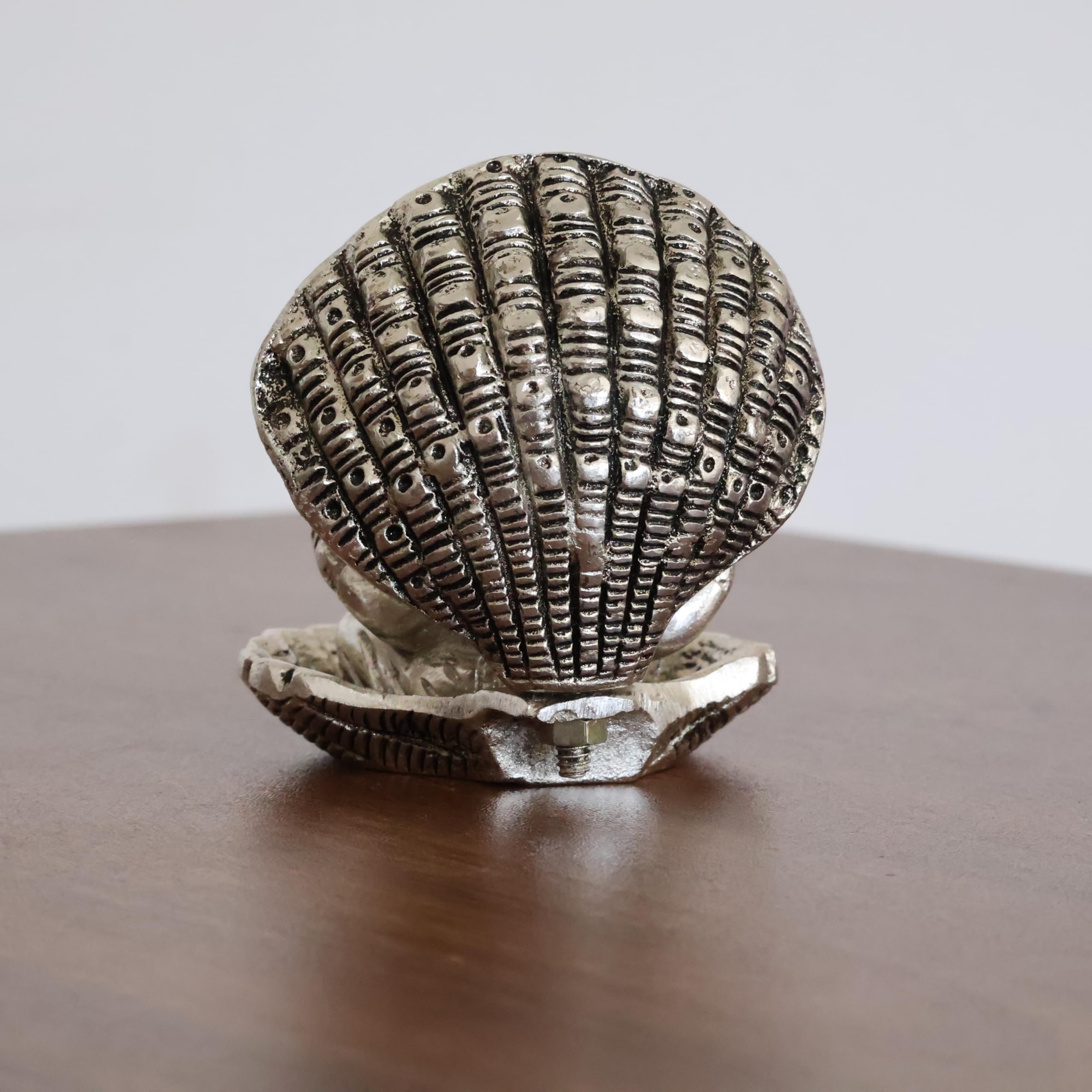 KridayKraft Silver Plated Ganesha ji in Sheep for Pooja Room Showpiece for Home,Office & Table,Religious Idol,Showpiece Figurines for Car Dashboard,Showpiece Decorative Gift Article...