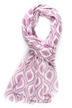 AQVA Printed Cotton Scarf for Women Stylish (Diva Lilac) | Head and Face Cover Scarf for Girls with 100% Cotton | Soft & Lightweight Scarves/Stoles for all Weather (72 x 43 in)